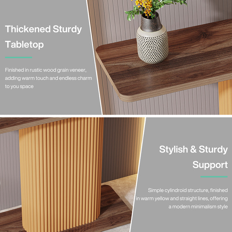 Wood Foyer Table