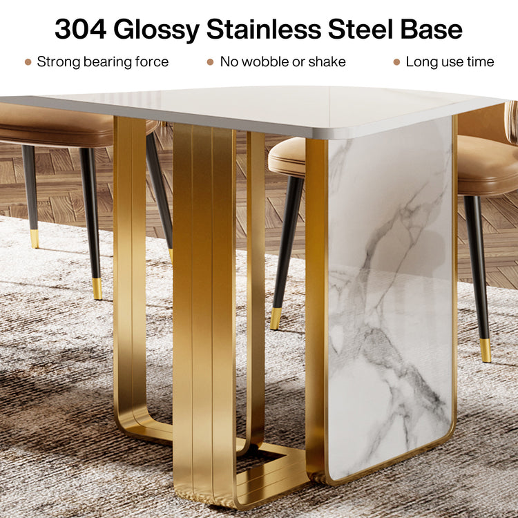 79" Rectangular Sintered Stone Dining Table