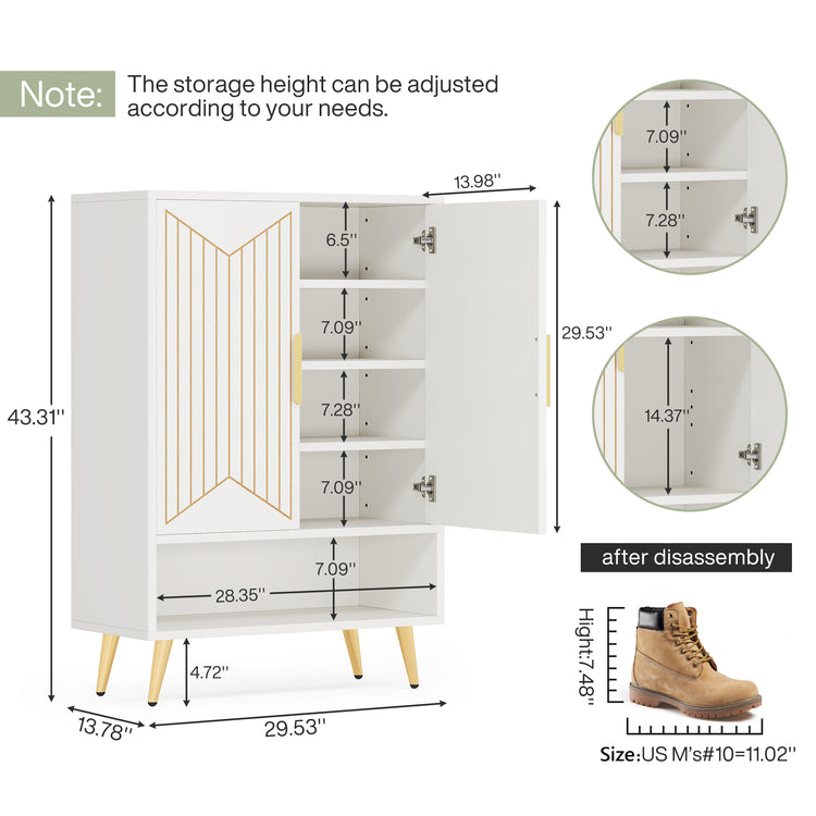 Wooden Shoe Cabinet
