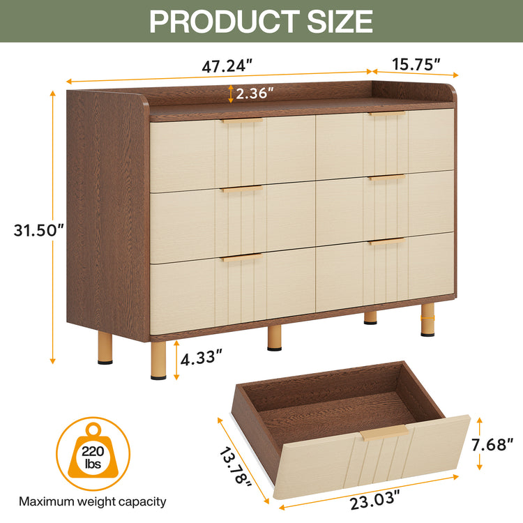 6-Drawer Chest Dresser