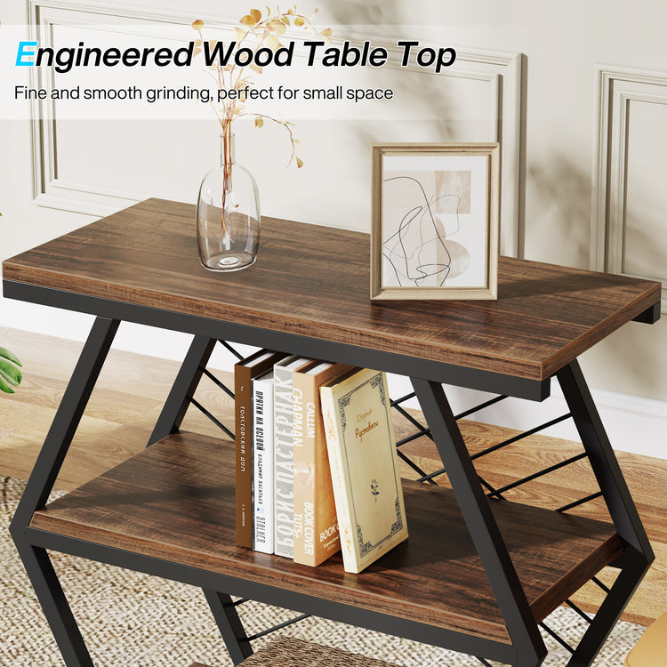 Industrial End Table