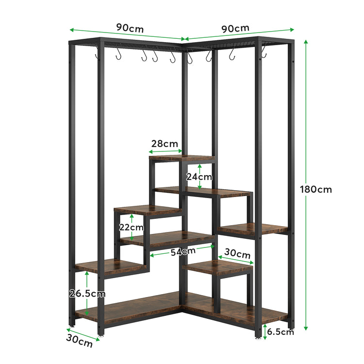 70.9" Corner Flower Shelf