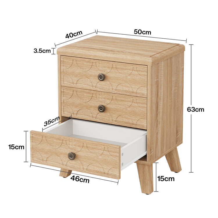 Wood Nightstand