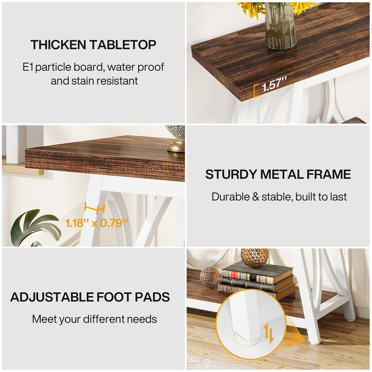 #Color_White & Brown