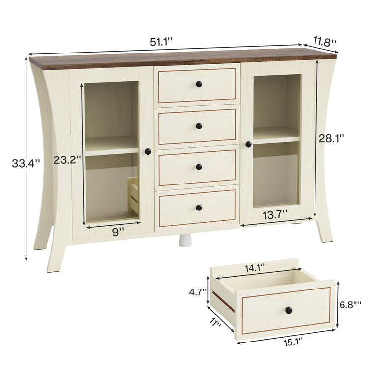 51" Sideboard Buffet