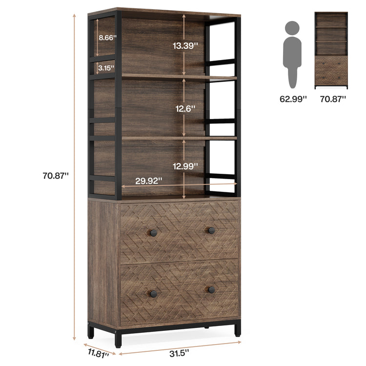 2 Drawer File Cabinet
