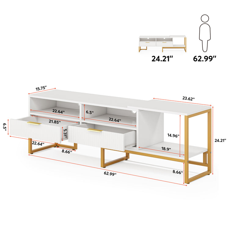 Gold TV Stand