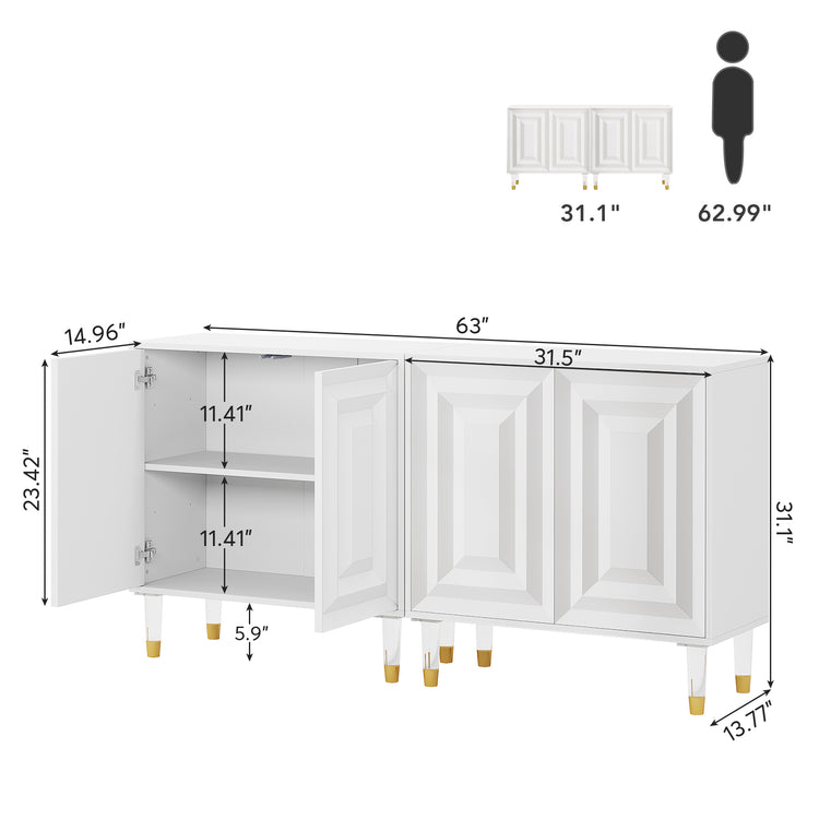 Modern Kitchen Accent Cabinet