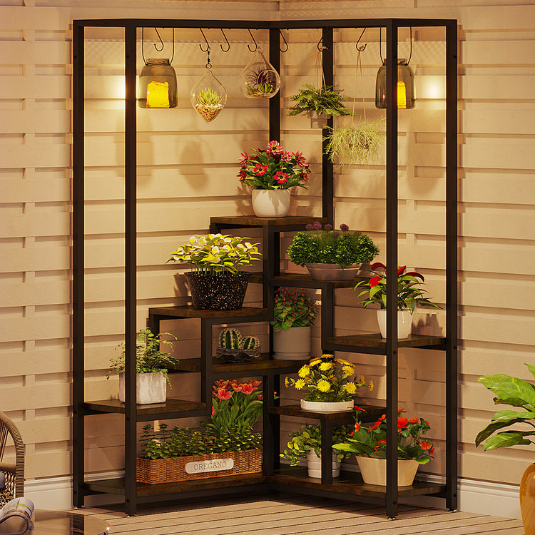 70.9" Corner Flower Shelf