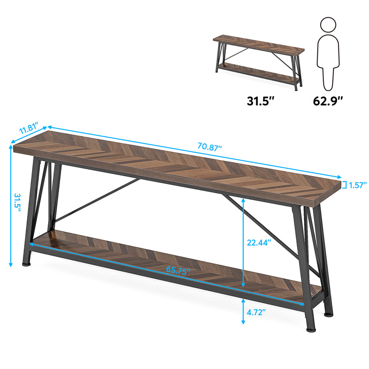70.9 Inch Console Table