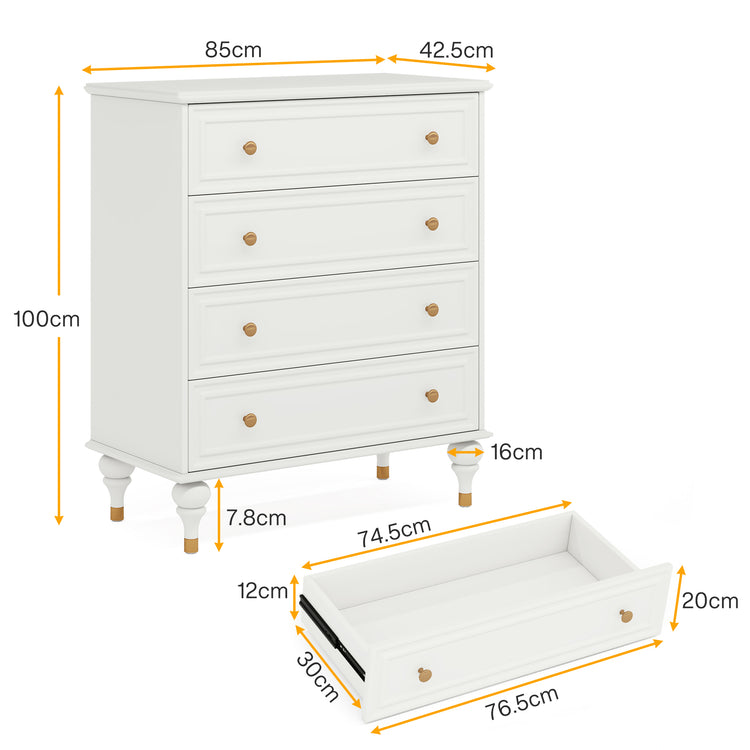 4 Drawers Dresser