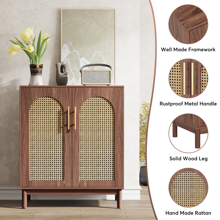 Accent Rattan Storage Cabinet