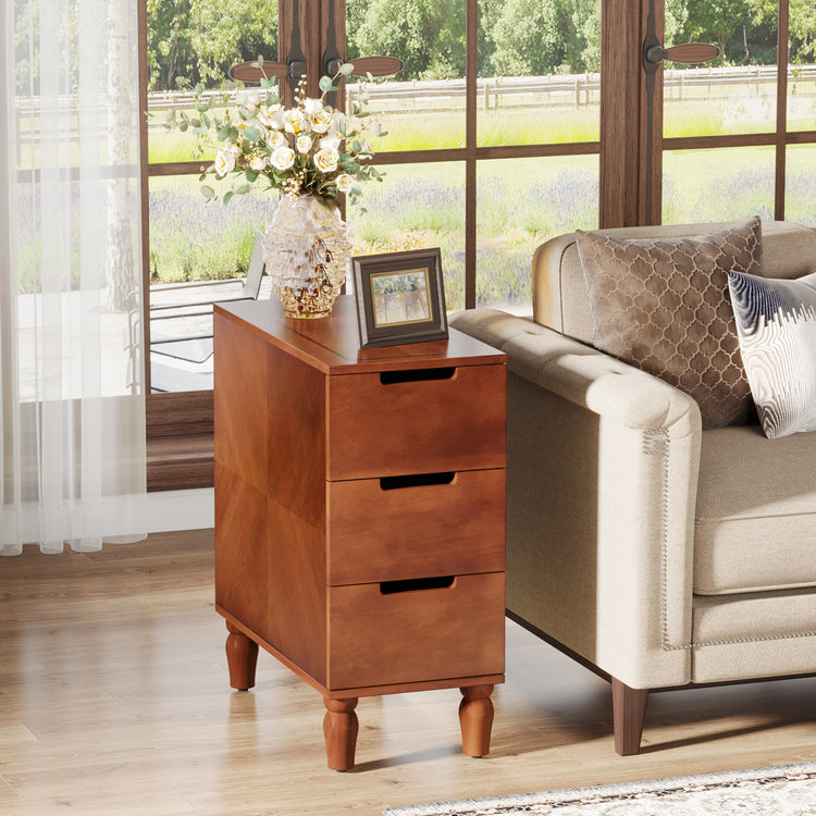 Solid Wood End Table