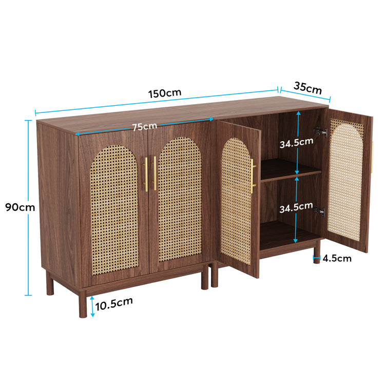 Accent Rattan Storage Cabinet