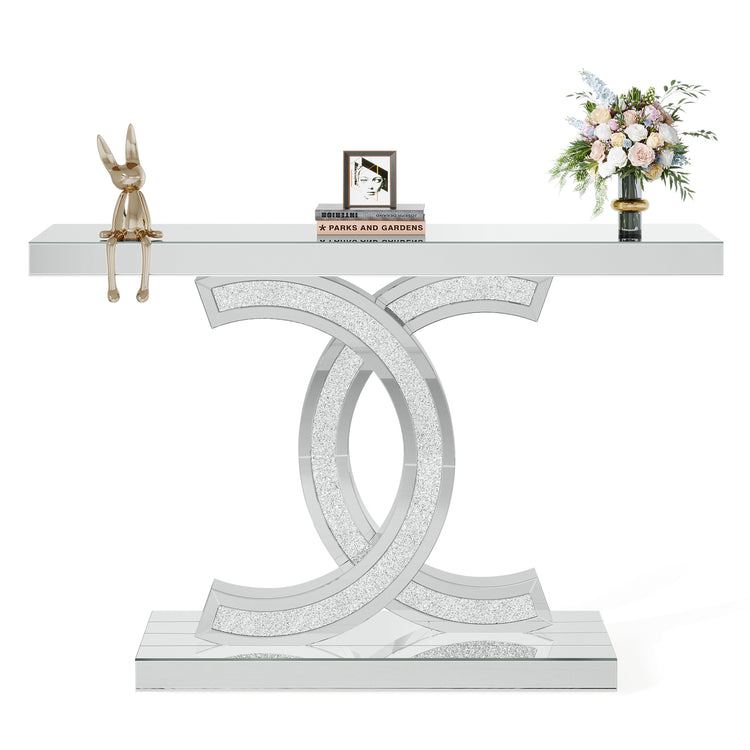Modern Mirrored Sofa Table