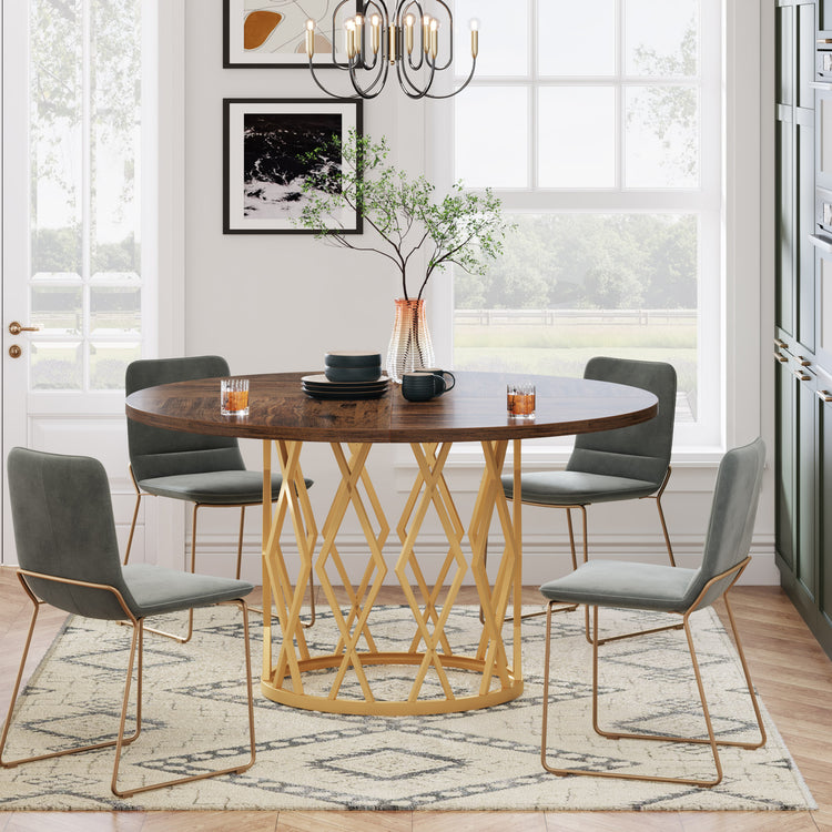 Round dining table