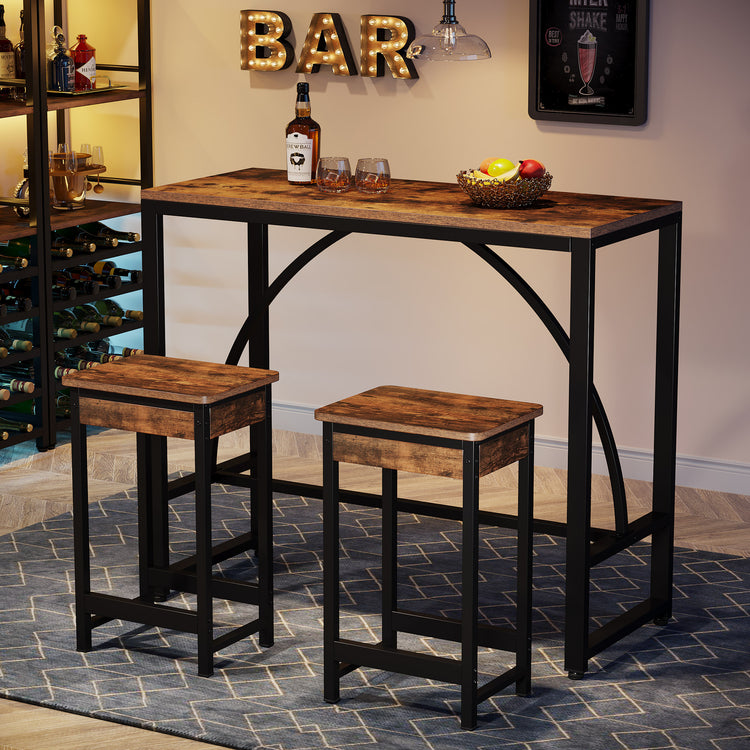 3-Piece Bar Table Set