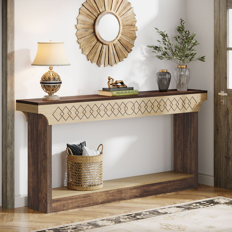 Narrow Sofa Accent Table Hallway Table