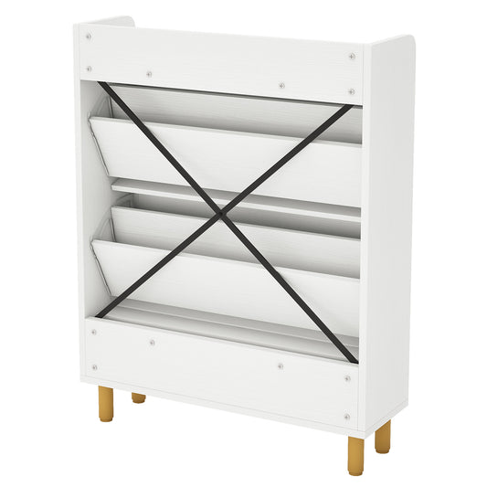 Shoe Cabinet with Flip Doors