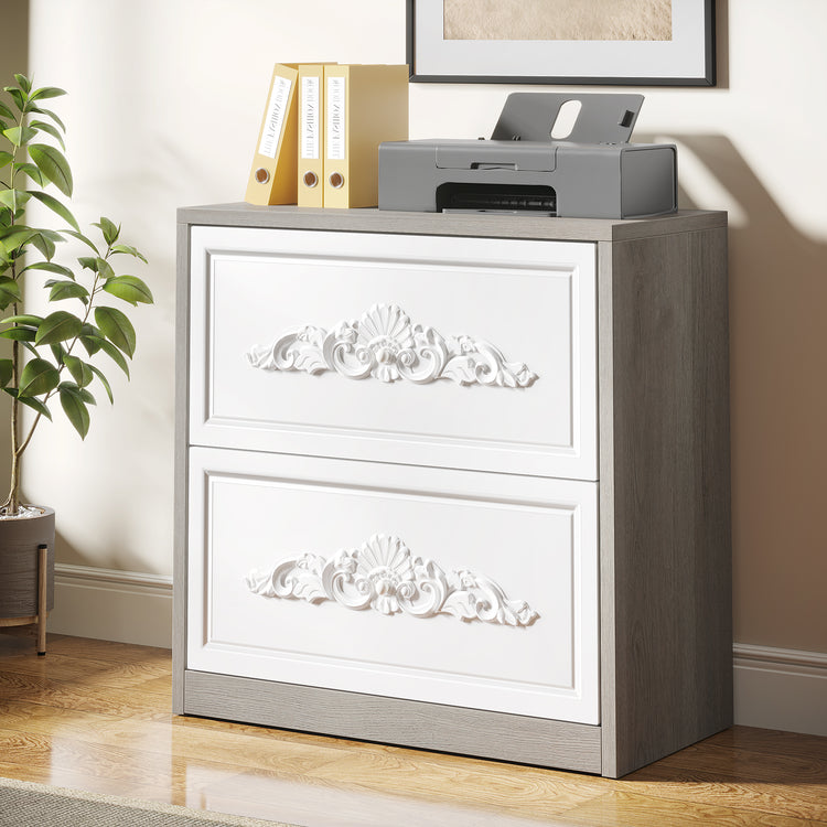 Wood File Cabinet Storage