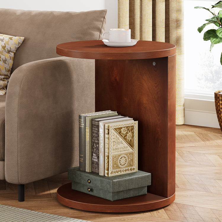 C-Shaped Snack Table
