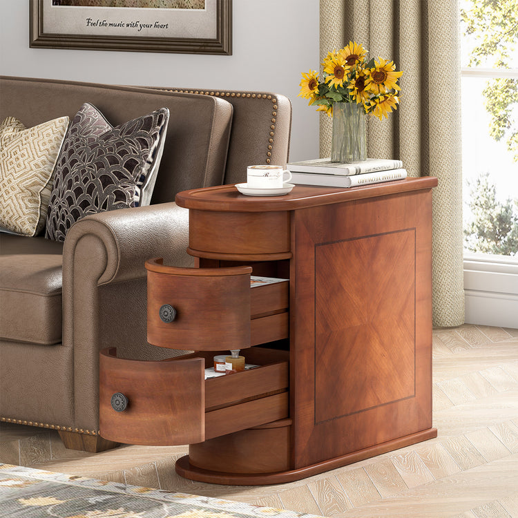 Solid Wood Side Table