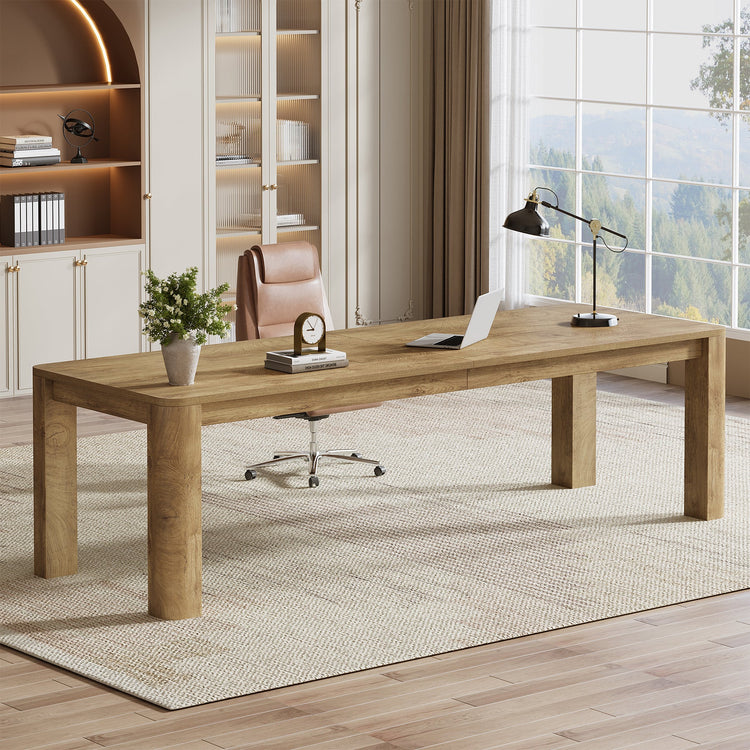 78.74" Two Person Desk, Double Computer Desk Writing Table for Home Office