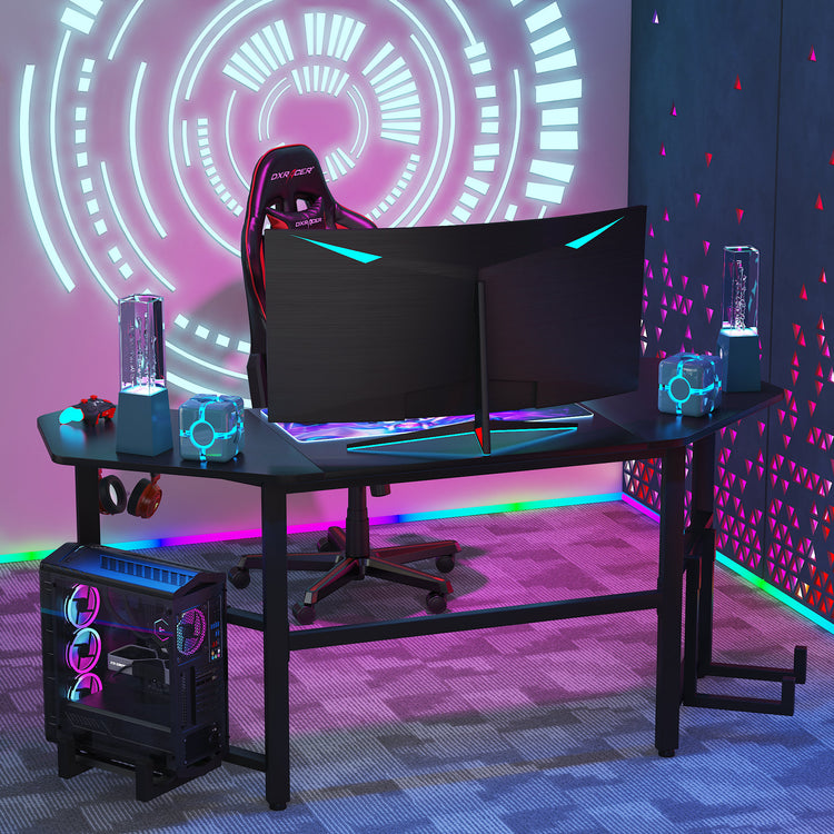 Wing-Shaped Gaming Desk