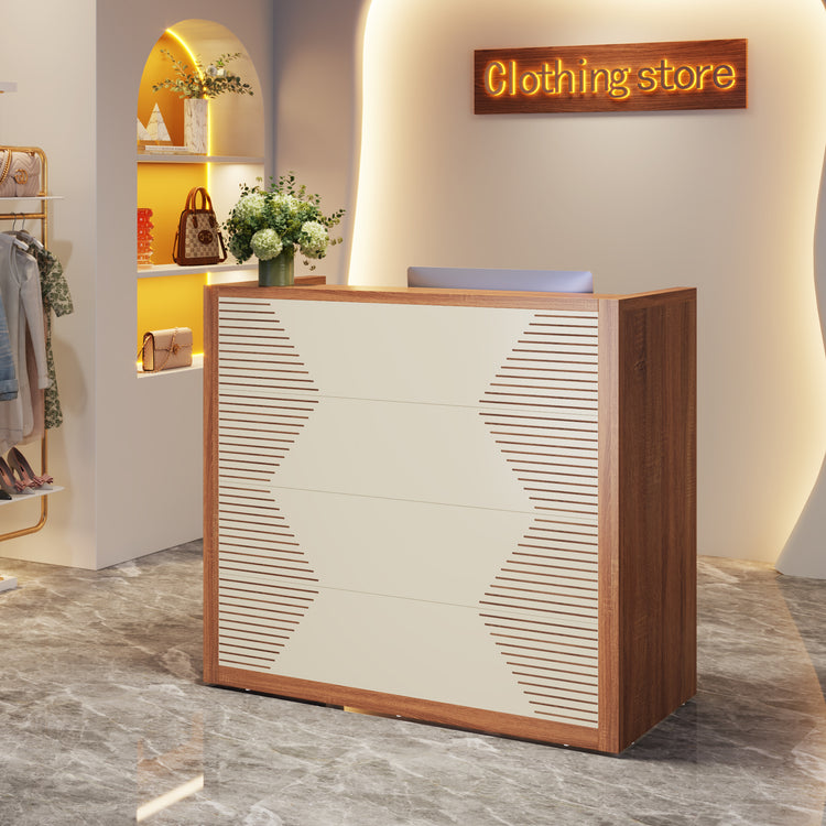 Modern Front Desk Retail Counter for Office