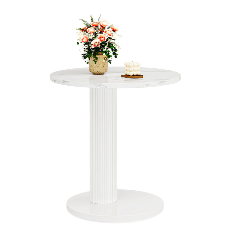 C-Shaped End Table