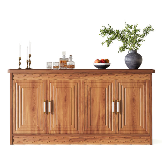 Wood Sideboard Buffet Cabinet