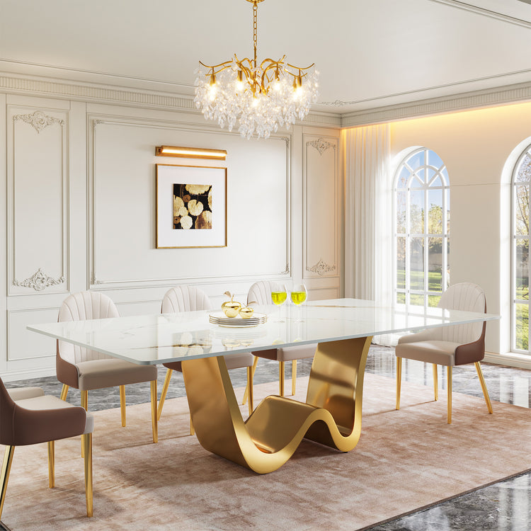 79" Rectangle Sintered Stone Dining Table