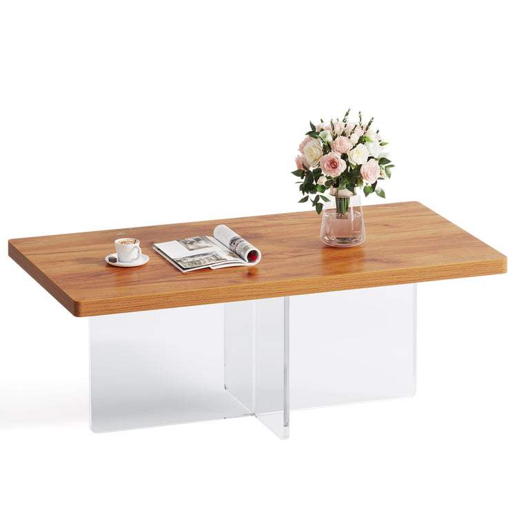 41" Center Table with Acrylic Base