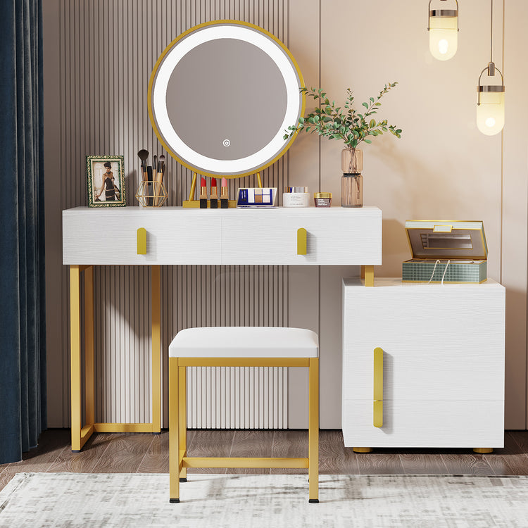 Makeup Vanity Table Set