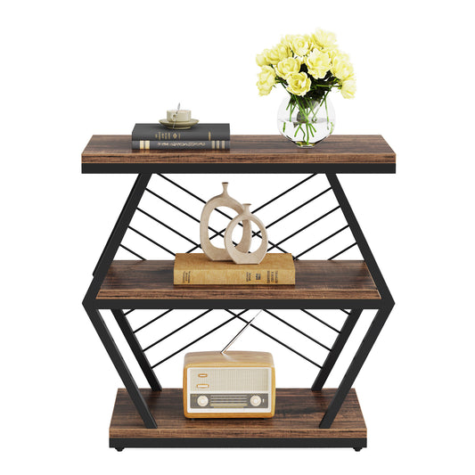 Industrial End Table