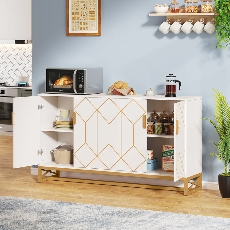 Gold Buffet Cabinet
