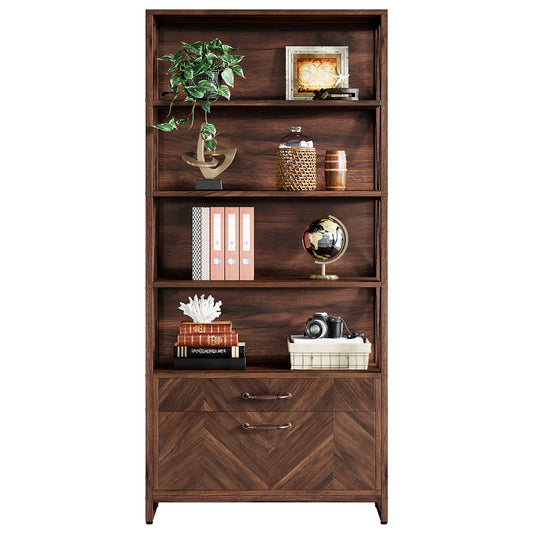 Vintage 5-Tier Bookcase