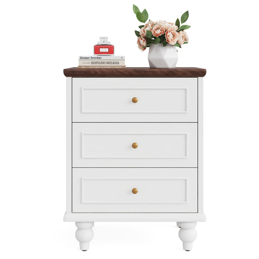 3-Drawer Bedside Table