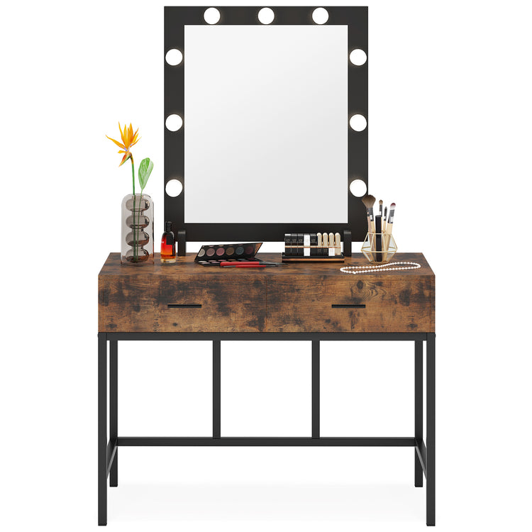 Lighted Mirror Vanity