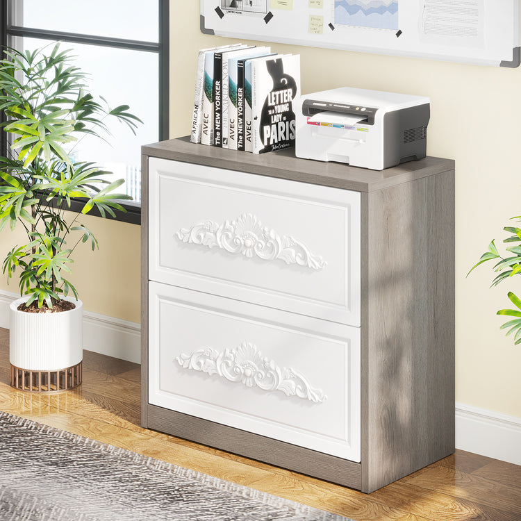 Wood File Cabinet Storage