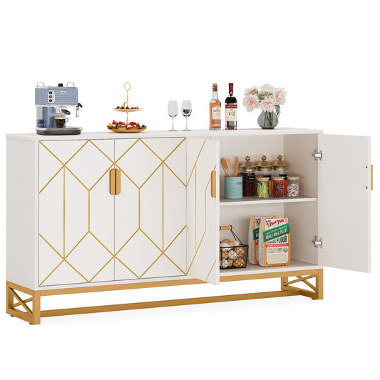 Gold Buffet Cabinet