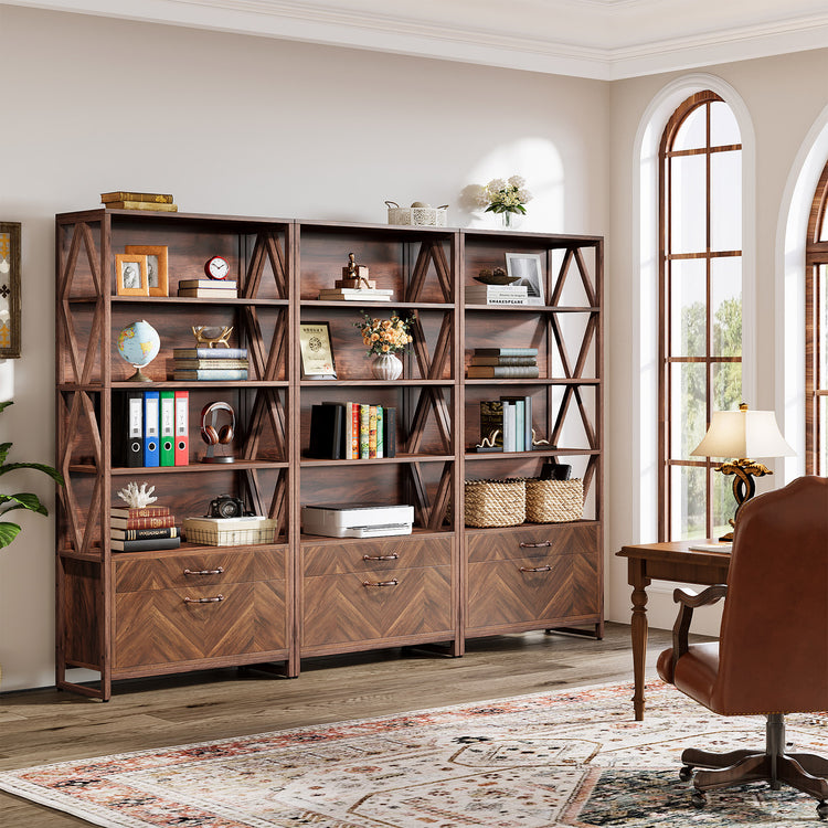 Vintage 5-Tier Bookcase