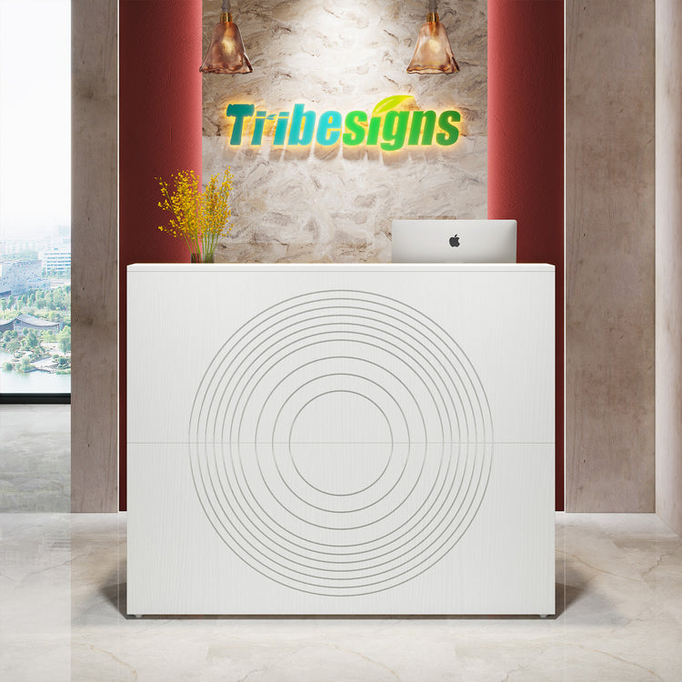 Modern Front Desk Counter Table