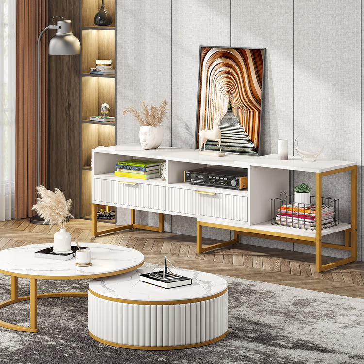 Gold TV Stand