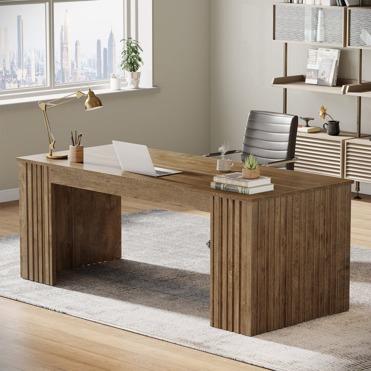 63" Executive Desk, Modern Office Computer Desk Study Table