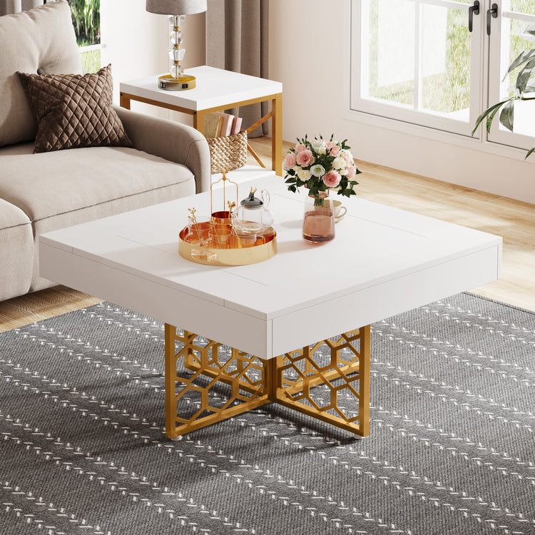 Square coffee table