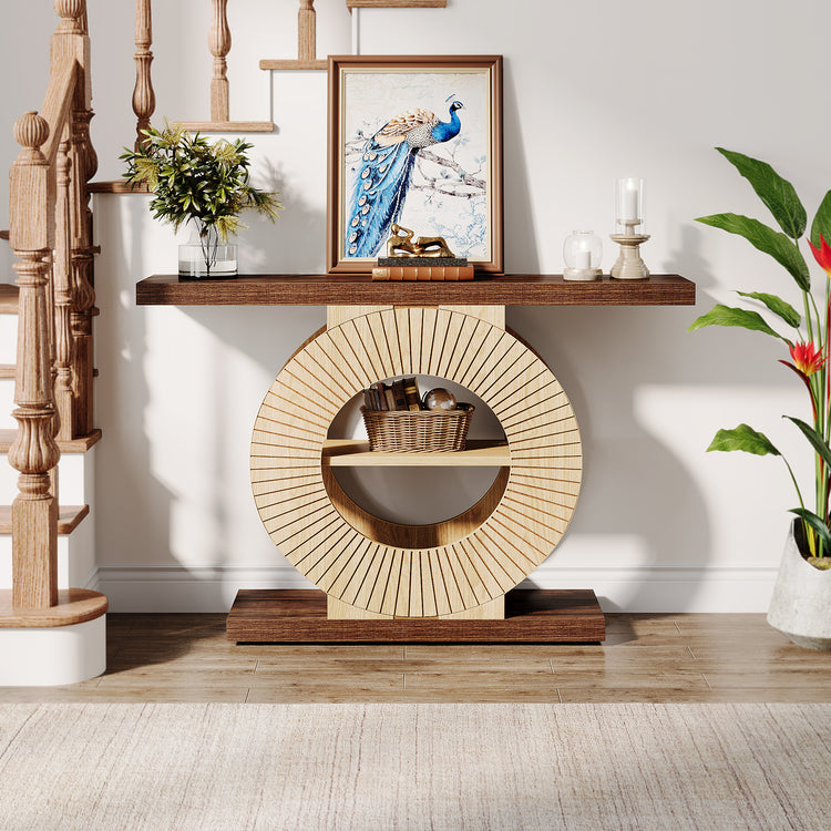 Elegant Wood Sofa Table