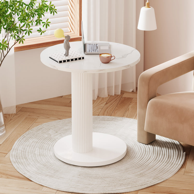 C-Shaped End Table