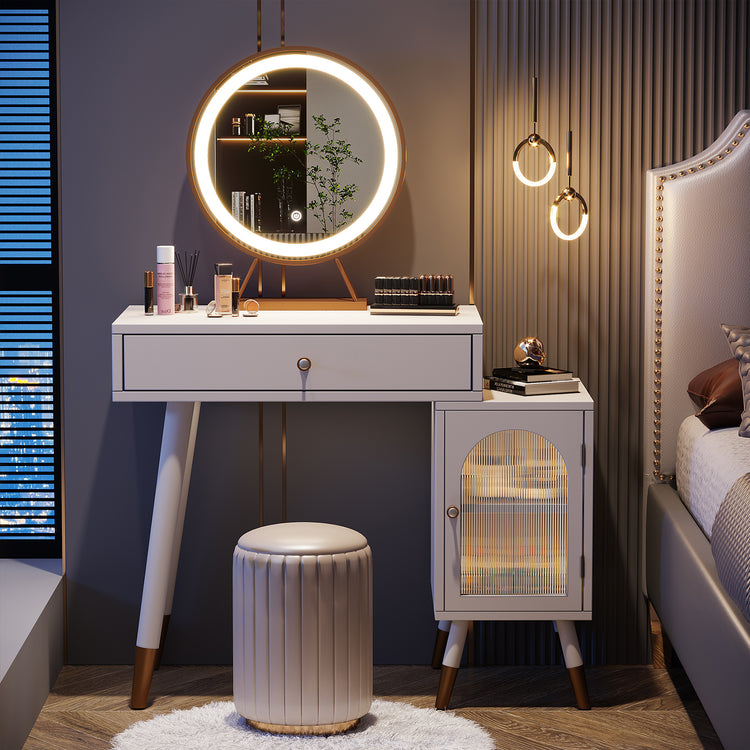 Makeup Vanity Table Set