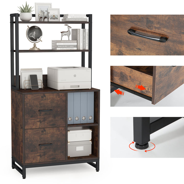 Cabinet with Bookshelf